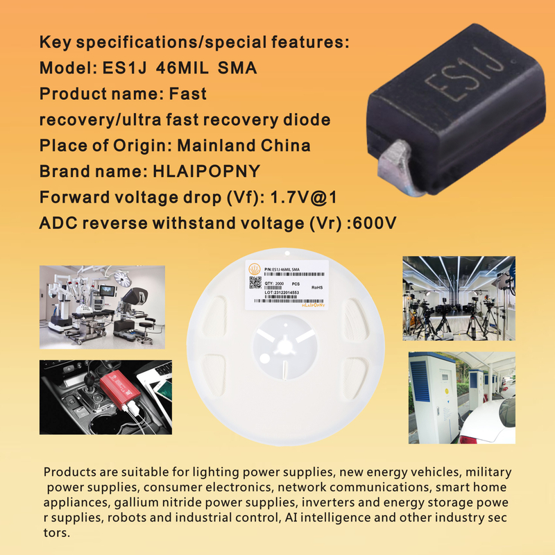 Noise Filtering Surge Protection Sensor Fast Recovery Diode