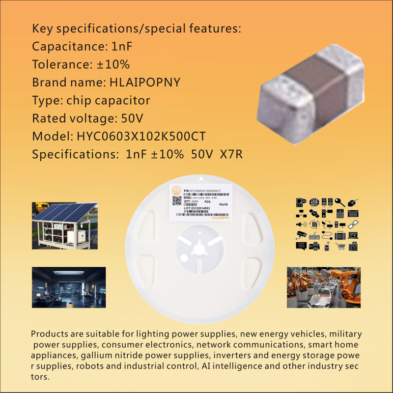 High-efficiency safetycircuit protectionsupplychip capacitor