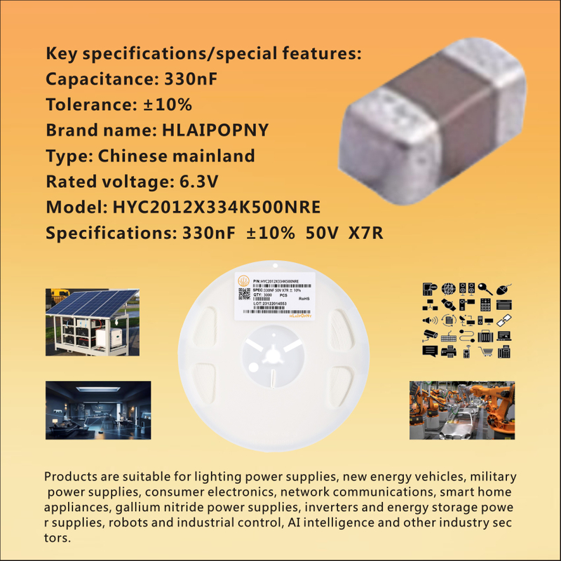 High Temperature Protection Lighting Tool Chip Capacitor 