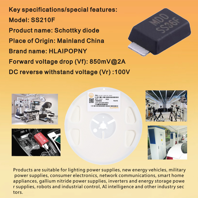 Motor Control High Frequency Robot Schottky Diode